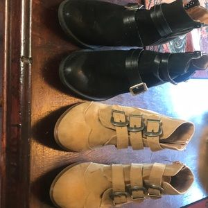 Black and Tan bootie